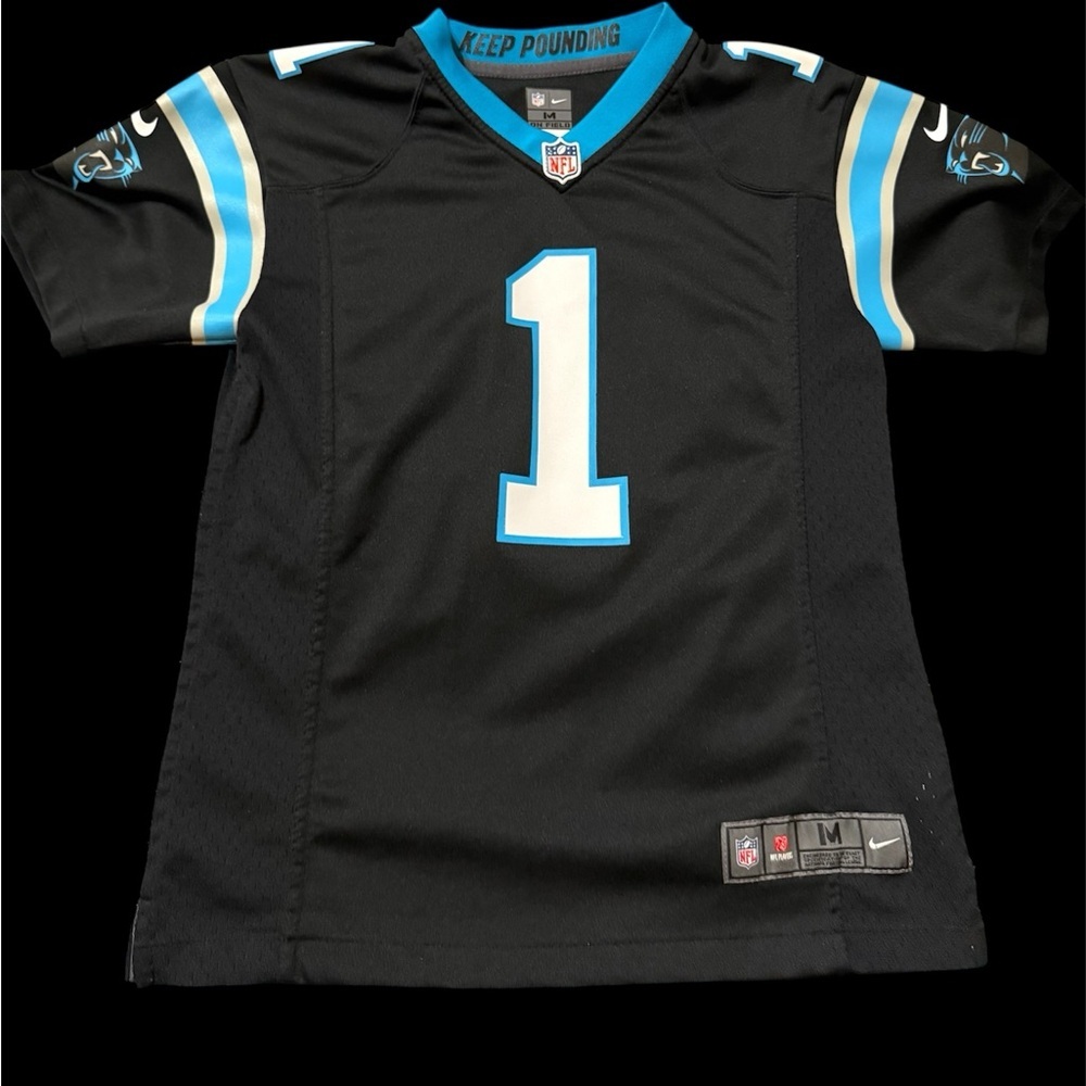 NFL Black and Blue Carolina Panthers Jersey